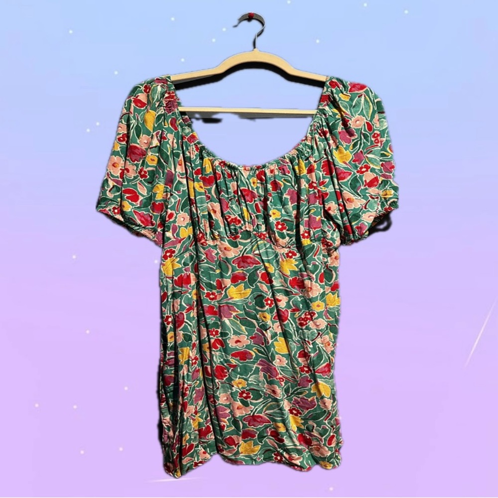 Primark mid-calf length dress, size US 16, multi color